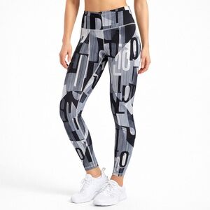 Fabletics Demi Lovato High Rise Graphic Leggings Womens M